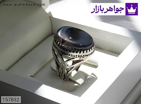 انگشتر نقره روس عقیق مجلل [غیرنقره] - 157832